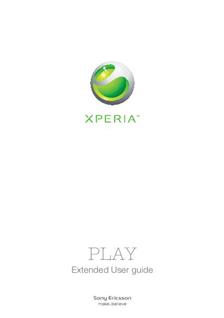Sony Xperia PLAY manual. Smartphone Instructions.